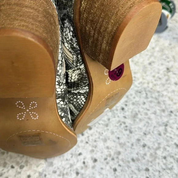 Vintage Havana Women Western Roper Ankle Boots Snakeskin Lace Up Pointy … - Picture 7 of 9